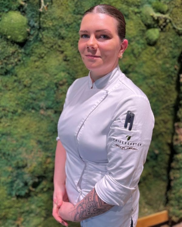 Isabell Neubert, breakfast chef at Restaurant RIVA, located in the Hotel Kaisergarten Deidesheim/ Palatinate.